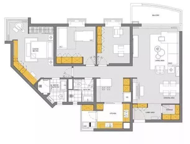 159㎡新房裝修設(shè)計 表姐一進(jìn)屋就被迷住卻說臥室設(shè)計不合理