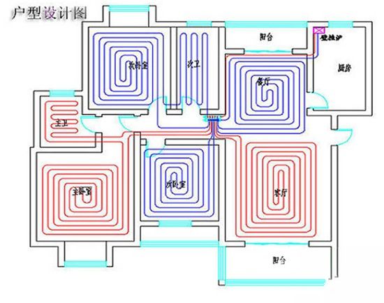 家用地暖安裝示意圖步驟與流程 地暖安裝價格